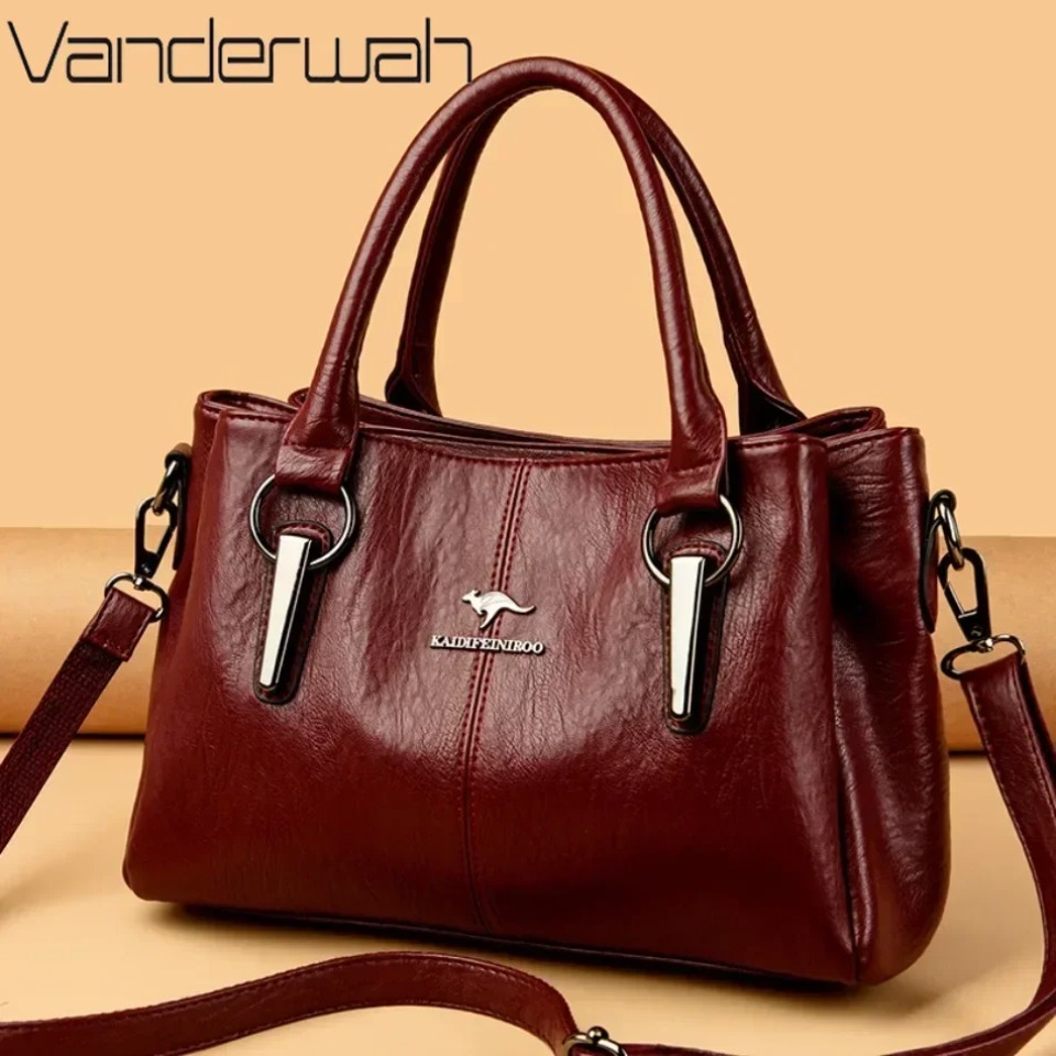 Women'S Kangaroo Bags - حقائب كروس من الجلد الطبيعي للنساء