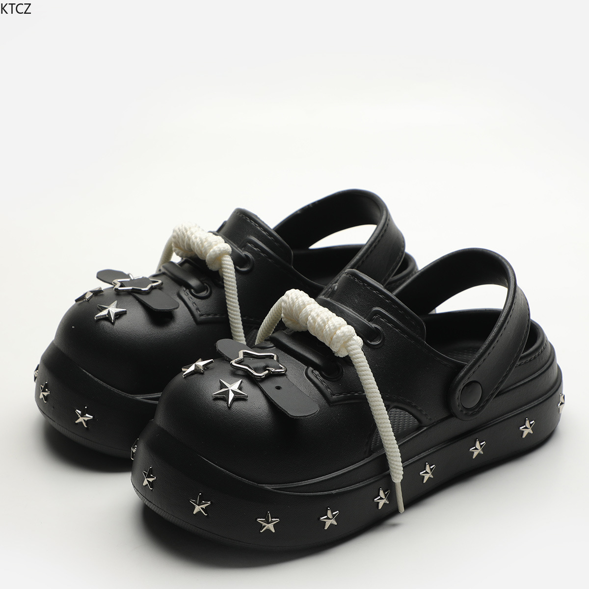 Women Bags And Shoes - صنادل نسائية بتصميم فتحات مزدوجة، موديل