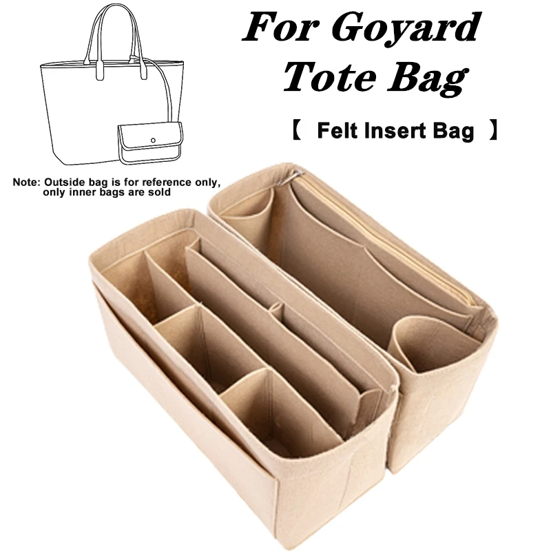 Women Bags Goyard - منظم داخلي من اللباد لحقيبة يد