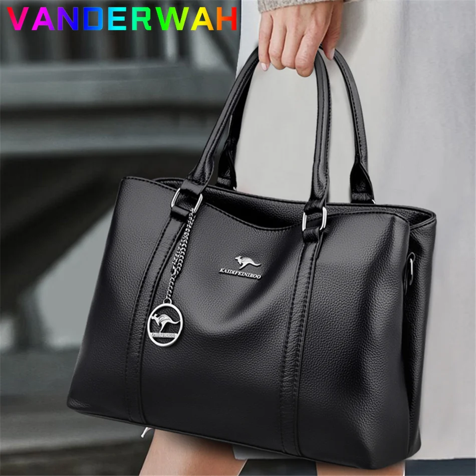 Women'S Kangaroo Bags - المرأة حقيبة كروسبودي حقيبة يد جلدية