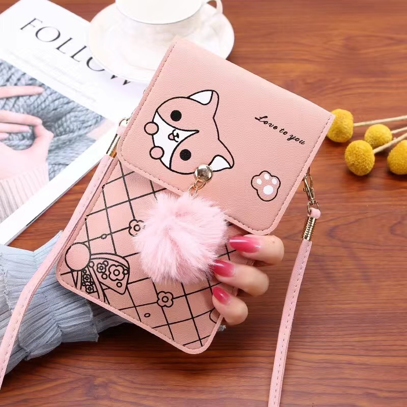 Women'S Crossbody Bags - حقيبة هاتف بنمط كرتوني لطيف تعمل