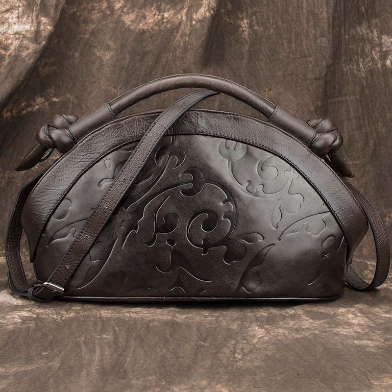 Women'S Retro Bags - حقيبة جلد بقر طبيعي فاخرة بتصميم