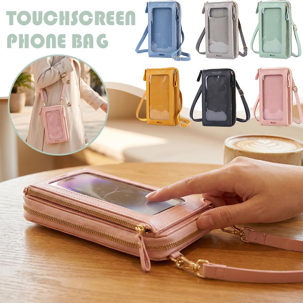 Women'S Crossbody Bags - حقائب نسائية من الجلد الناعم، محافظ