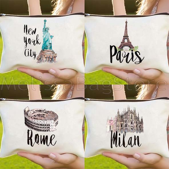 Women Bags Rome - نيويورك باريس لندن روما مدينة طباعة