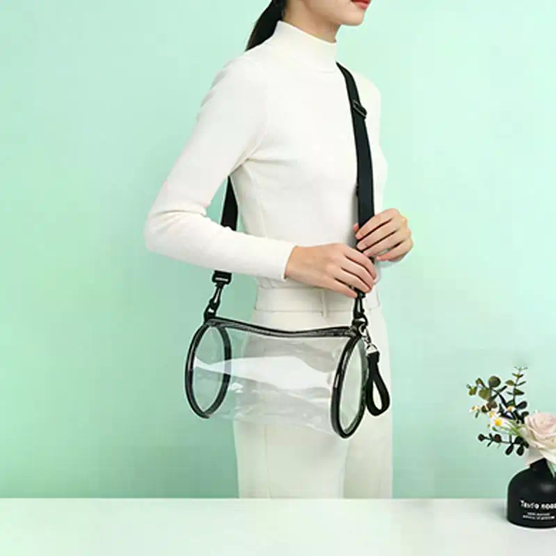 حقيبة كتف شفافة بتصميم ليزر لل - مراجعة Women'S Crossbody Bags وسعره