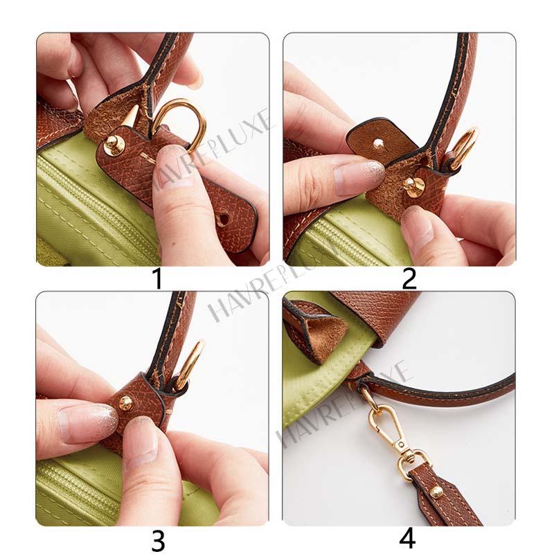 حزام كتف جلدي لحقيبة لونجشامب  - مراجعة Women'S Bags Longchamp وسعره