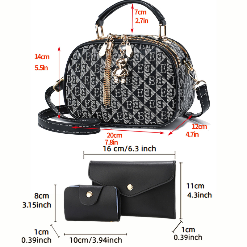 حقائب صغيرة مستديرة مطبوعة بثل - مراجعة Women'S Crossbody Bags وسعره