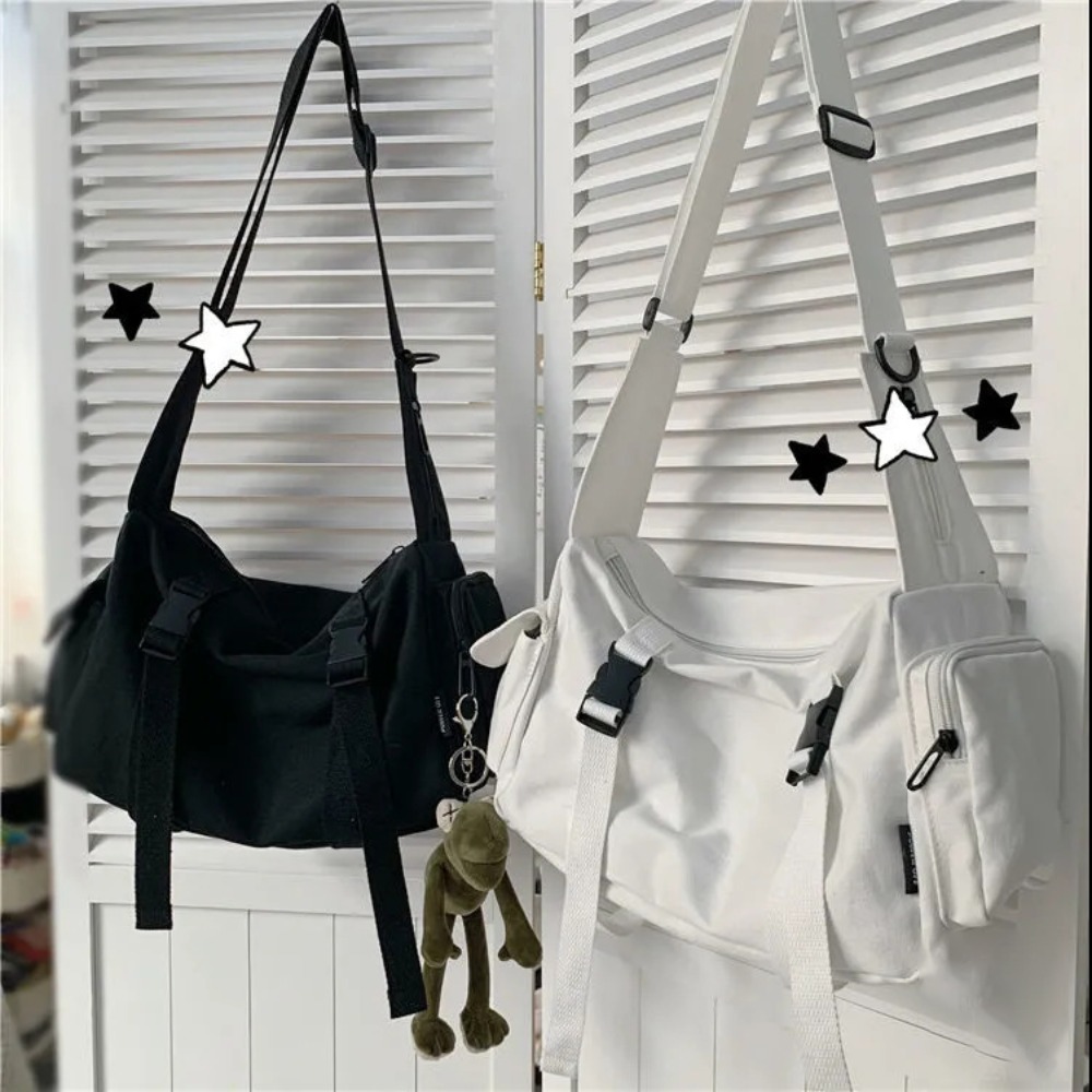 حقيبة كروس سوداء مع جيوب للنسا - مراجعة Women'S Retro Bags وسعره