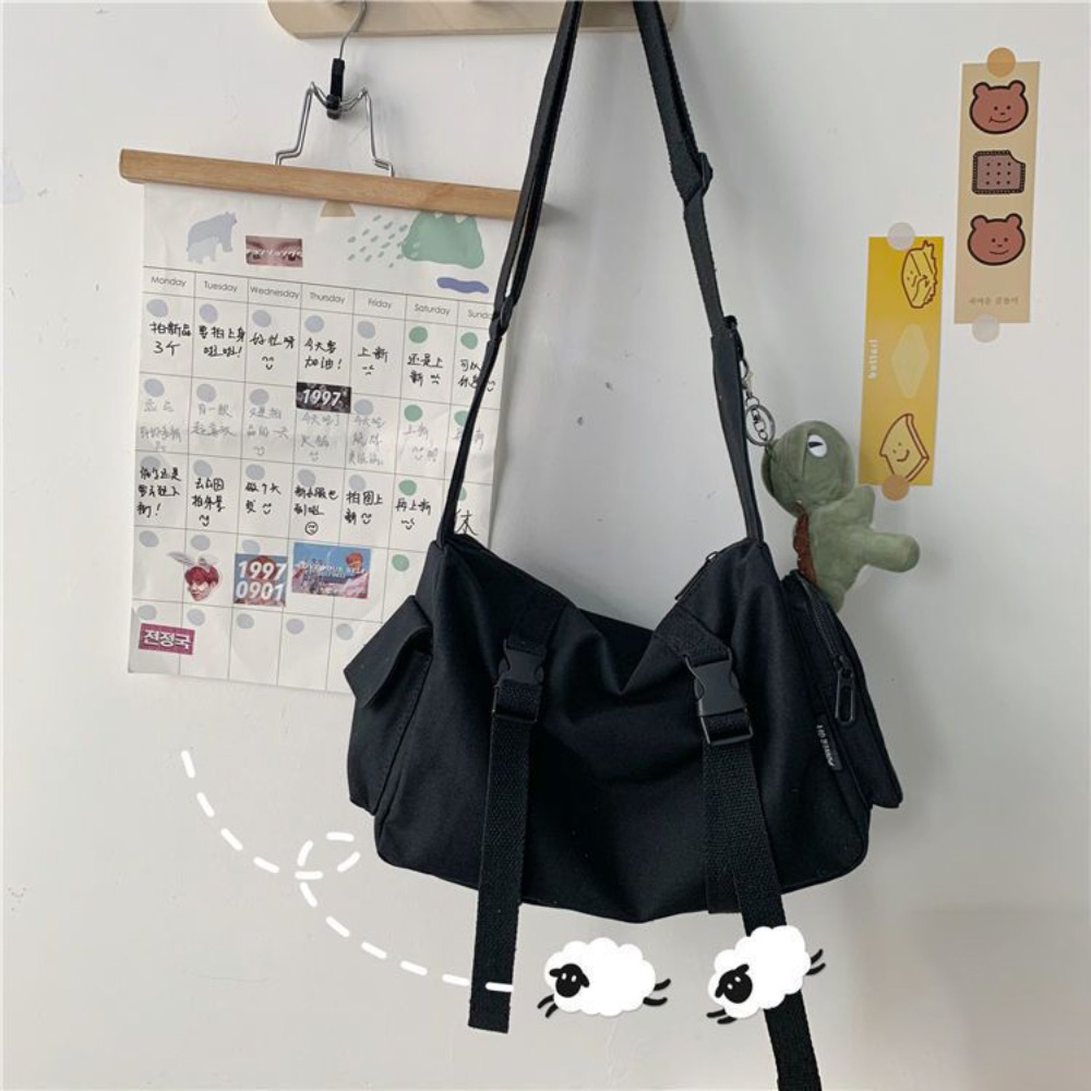 حقيبة كروس سوداء مع جيوب للنسا - مراجعة Women'S Retro Bags وسعره