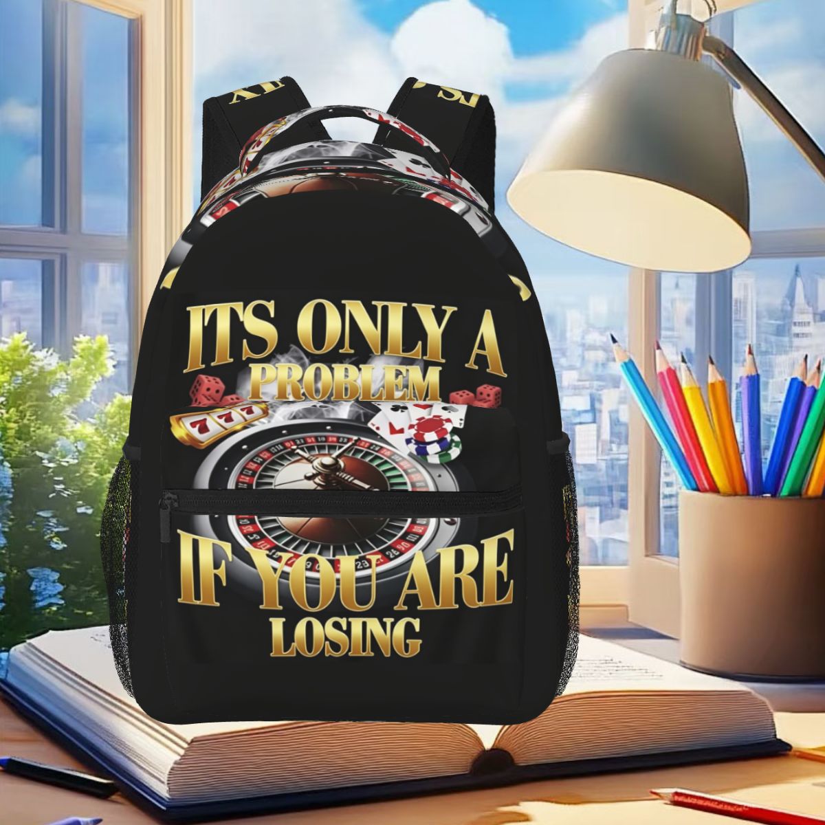 حقيبة ظهر مضحكة بتصميم 