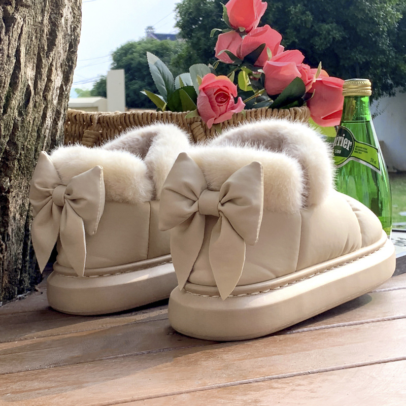 شباشب قطنية نسائية بفيونكة، أح - مراجعة Women Bags And Shoes وسعره