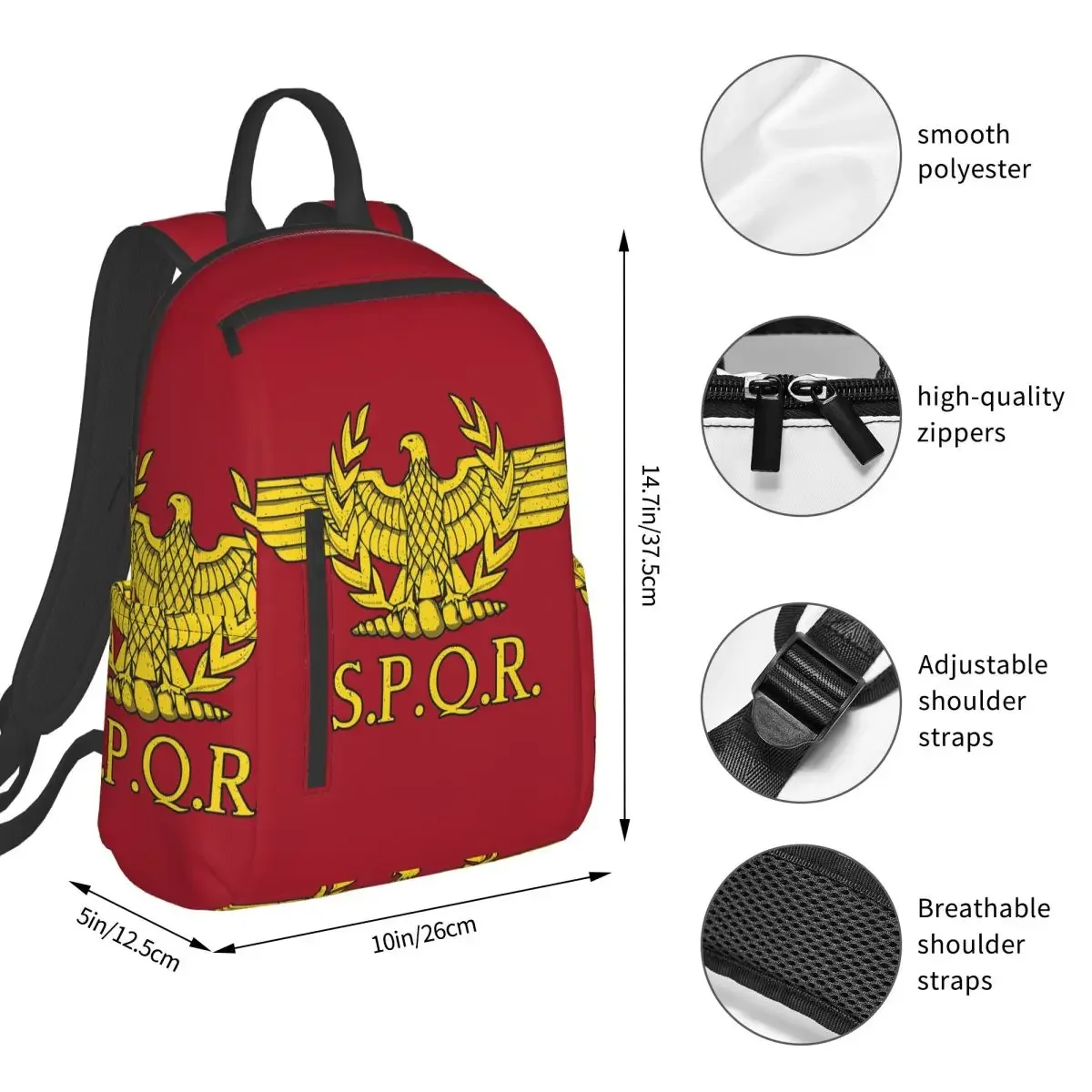 حقيبة مخصصة روما SPQR حقيبة ظه - مراجعة Women Bags Rome وسعره