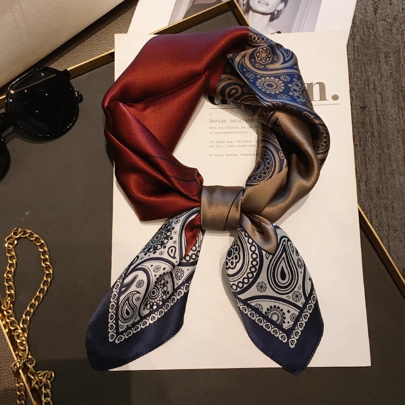 وشاح مربع فاخر من حرير التوت ا - مراجعة Women'S Retro Bags وسعره
