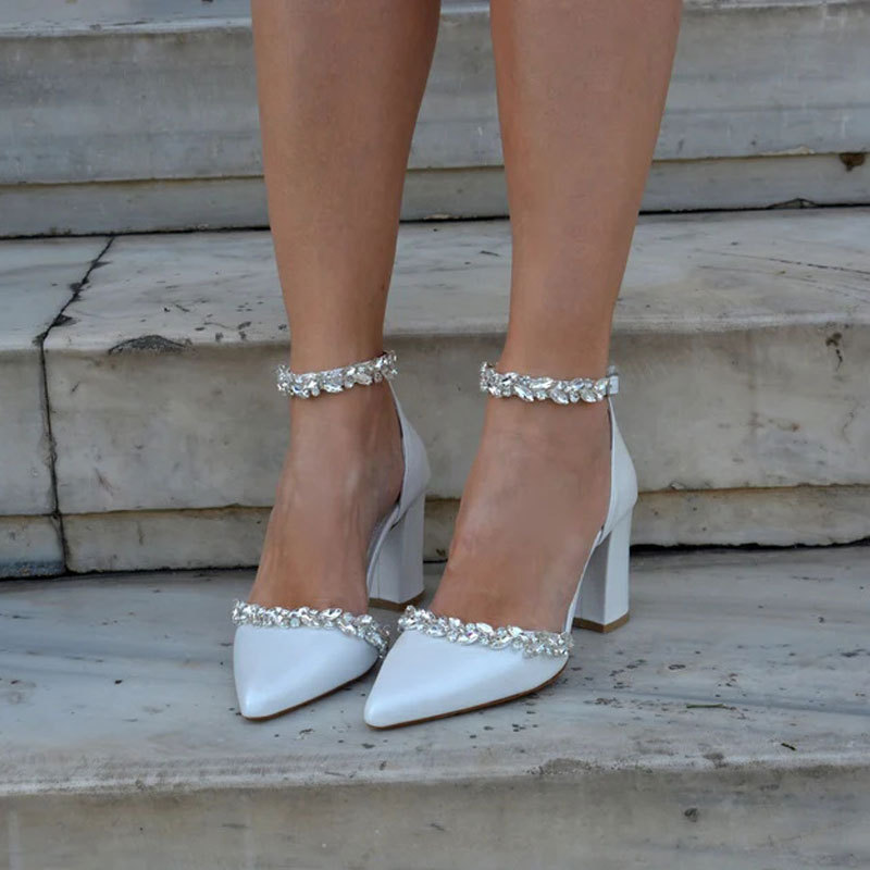 وأشار عالية الكعب كعب سميك الر - مراجعة Women Bags And Shoes وسعره
