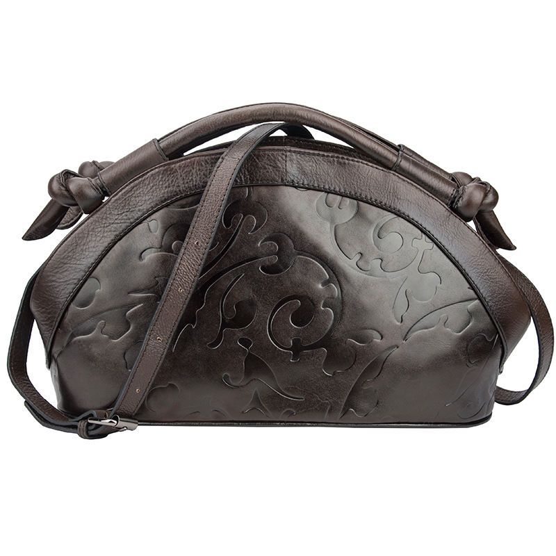 حقيبة جلد بقر طبيعي فاخرة بتصم - مراجعة Women'S Retro Bags وسعره