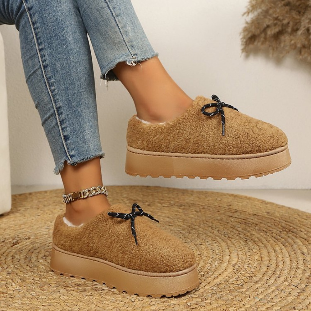 أحذية شتوية دافئة من الفرو للن - مراجعة Women Bags And Shoes وسعره